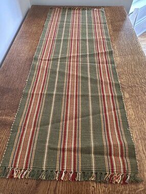 WOVEN TABLE RUNNER 36" LONG X 13" WIDE